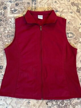 Columbia Women's Sleeveless Full-Zip Vest - Deep Red Pink